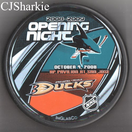 2008-2009 Opening Night Puck