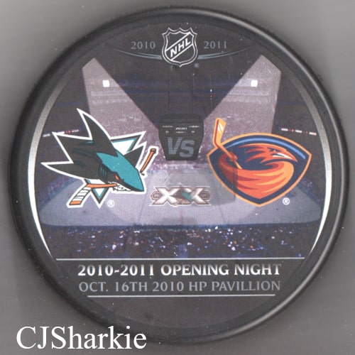 2010-2011 Opening Night Puck