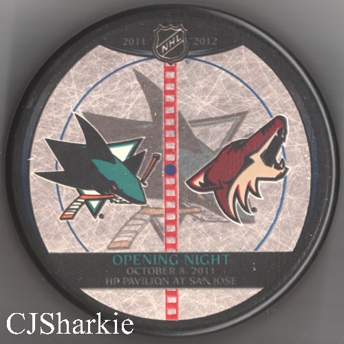 2011-2012 Opening Night Puck