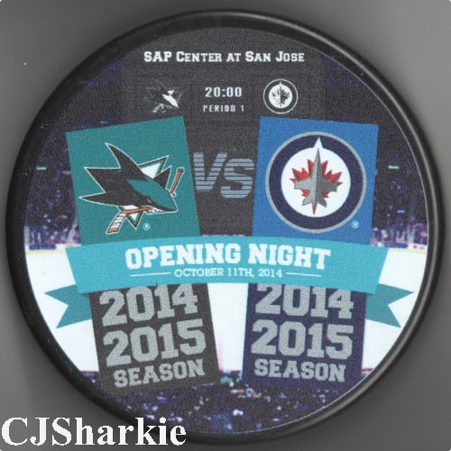 2014-2015 Opening Night Puck