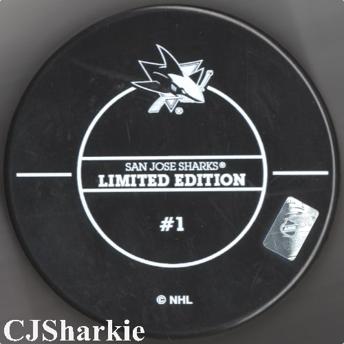 2014-2015 Opening Night Puck back view