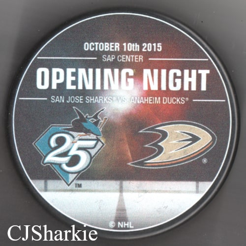 2015-2016 Opening Night Puck