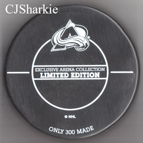 2018-2019 Opening Night Puck back view