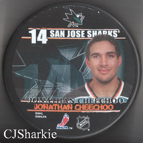 Jonathan Cheechoo Puck