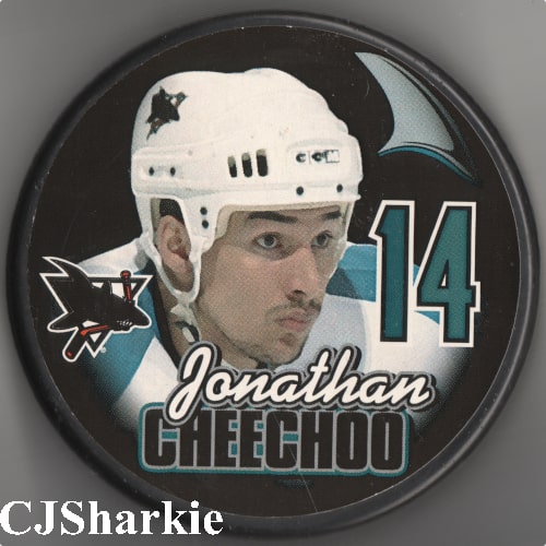 Jonathan Cheechoo Puck