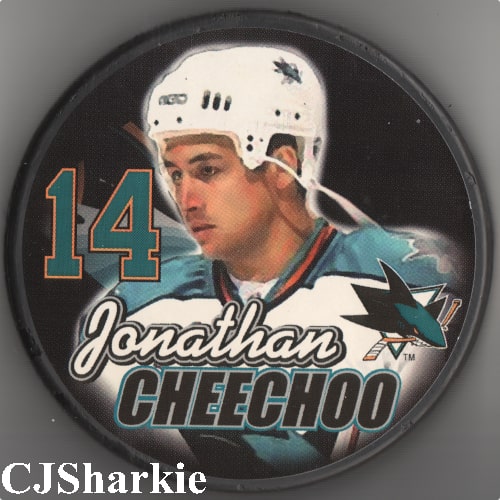 Jonathan Cheechoo Puck