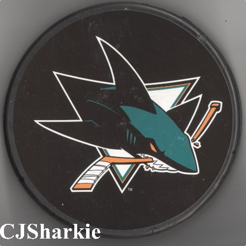 Jonathan Cheechoo Puck back view