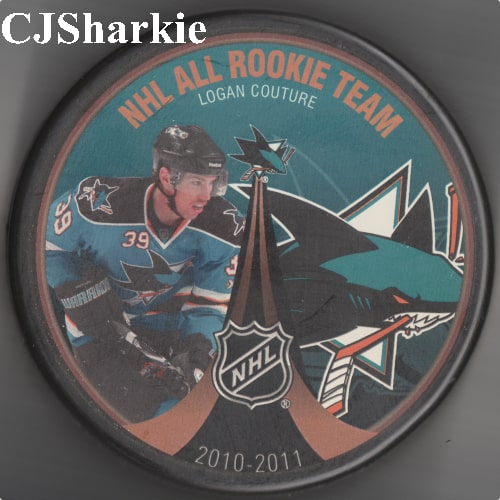 Logan Couture NHL All Rookie Team Puck