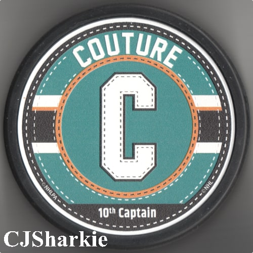 Logan Couture Capatain Puck