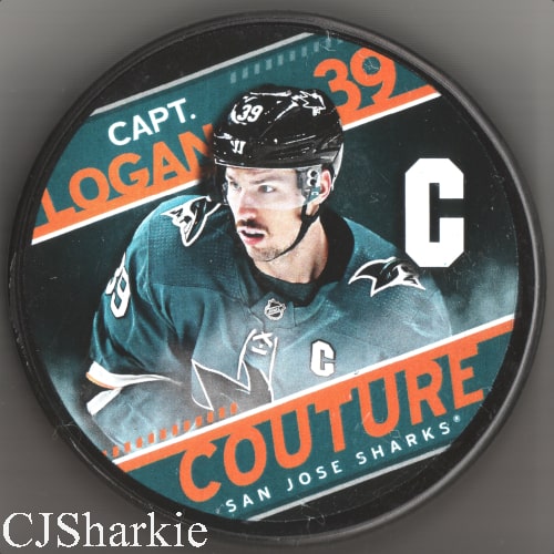 Logan Couture Capatain Puck