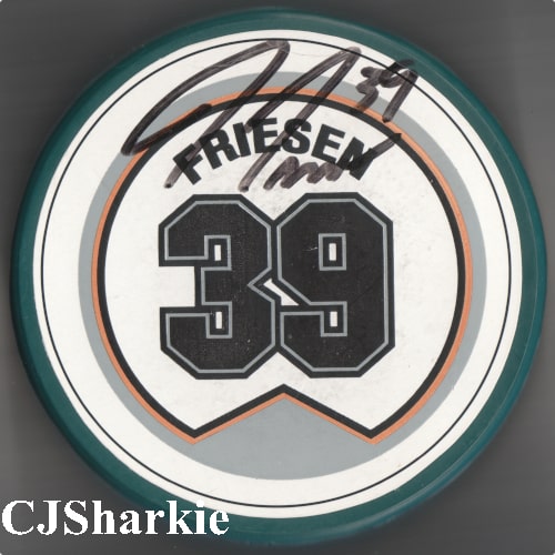 Jeff Friesen Puck