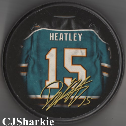 Dany Heatley Puck