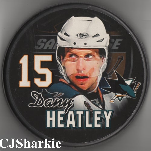 Dany Heatley Puck