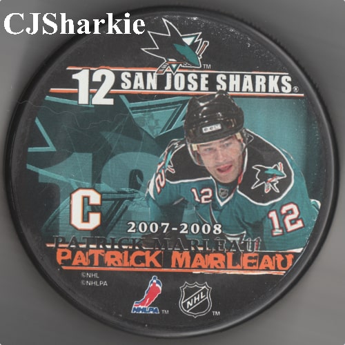 Patrick Marleau Puck