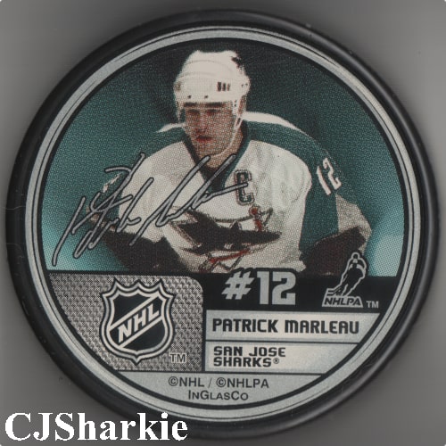 Patrick Marleau Puck