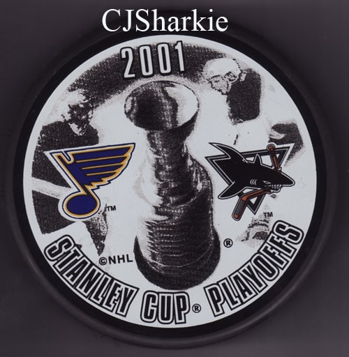 2001 1st Round Playoffs vs the St. Louis Blues Puck