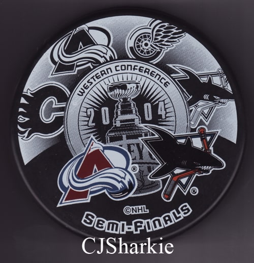 2004 2nd Round Playoffs vs the Colorado Avalanche Puck