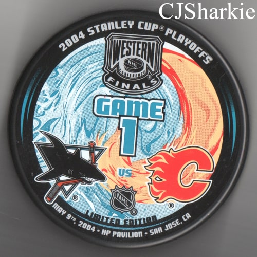 2004 3rd Round Playoffs Game 1 Commemorative Puck