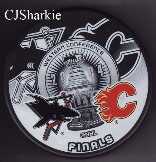 2004 3rd Round Playoffs vs the Calgary Flames Puck
