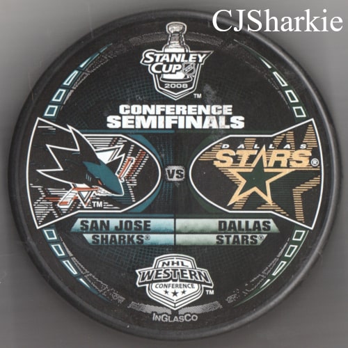 2008 2nd Round Playoff vs the Dallas Stars Puck