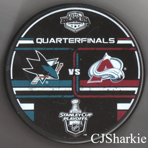 2010 1st Round Playoff vs the Colorado Avalanche Puck