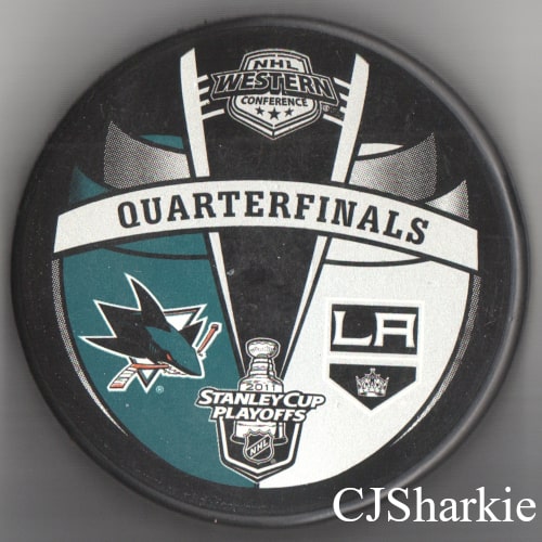 2011 1st Round Playoff vs the LA Kings Puck