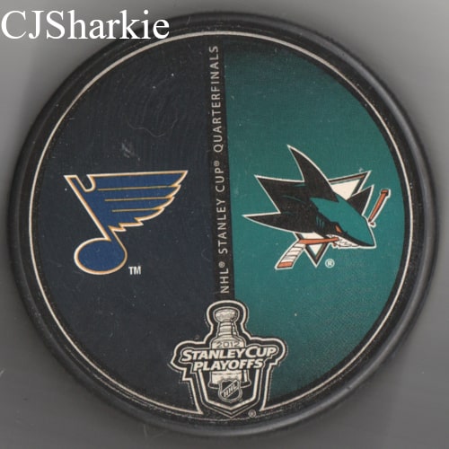 2012 1st Round Playoff vs the St. Louis Blues Puck