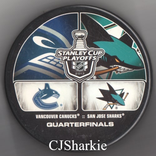2013 1st Round Playoff vs the Vancouver Canucks Puck