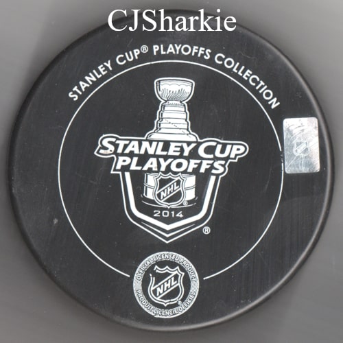 2014 1st Round Playoff vs the LA Kings Puck back view