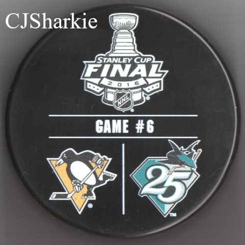 2016 Stanley Cup Final Puck