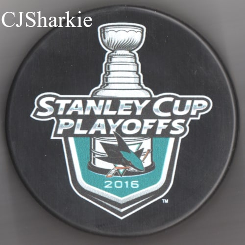 2016 Sharks Lockup Puck