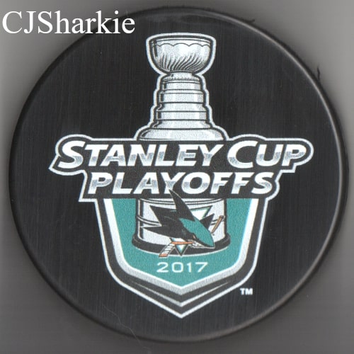 2017 Sharks Lockup Puck
