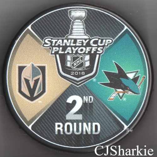 2018 2nd Round Playoff vs the Vegas Golden Knights Puck