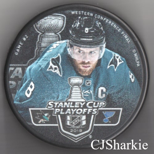 2019 Western Conference Final Game 2 Pavelski Puck