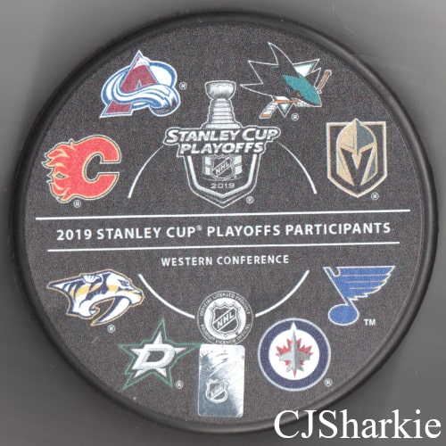 2019 Playoff Participants Puck