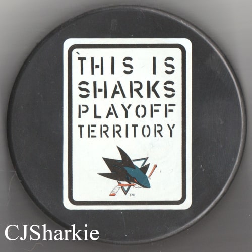 "This is Sharks Playoff Territory" Puck