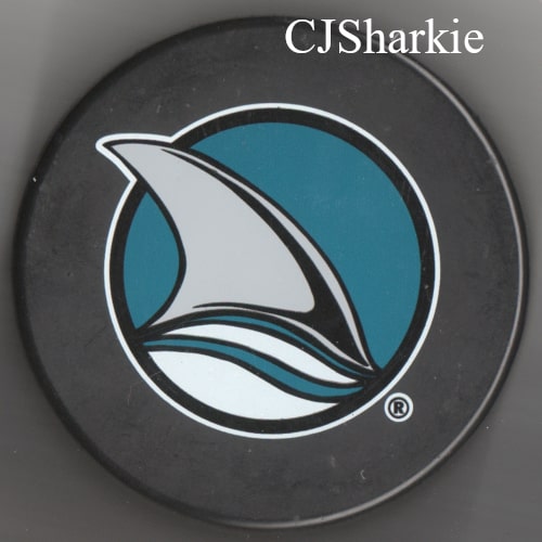 SJ Sharkie I Met a Shark Face to Face Puck back view
