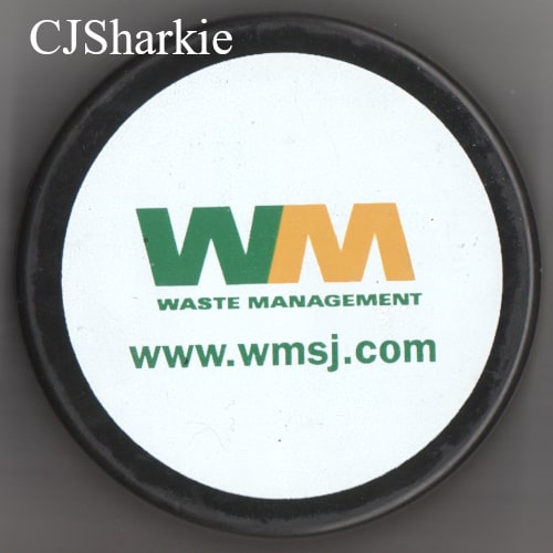 SJ Sharkie Logo Puck back view