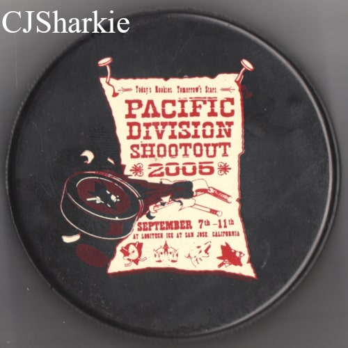 2005 Pacific Division Shootout Puck