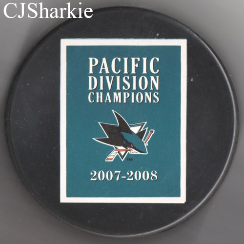 2007-2008 Pacific Division Champions Puck