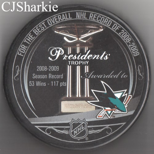 2008-2009 President's Trophy Puck