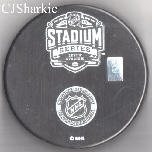 2015 Stadium Series Logo Puck back view