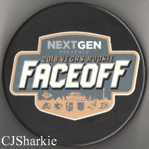 2018 Rookie Faceoff Puck