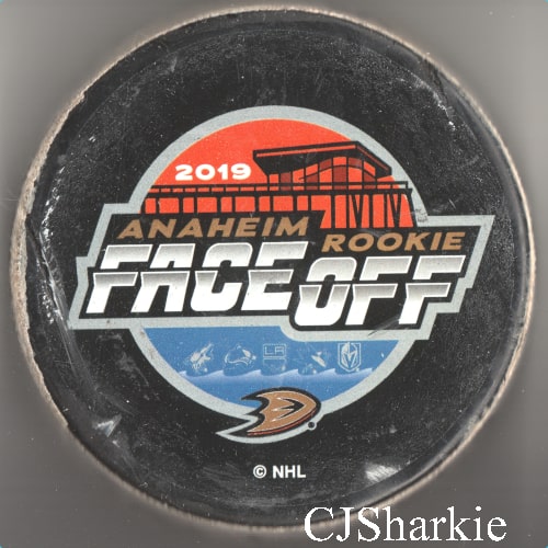 2019 Anaheim Rookie FaceOff Puck