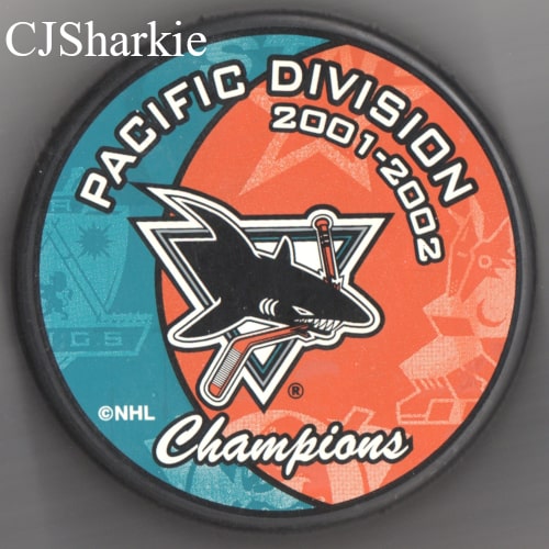 2001-2002 Pacific Division Champions Puck