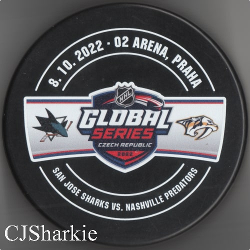 2022 NHL Global Series Czech Republic Puck