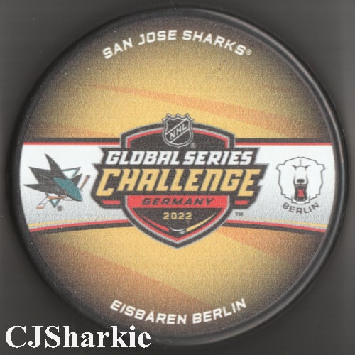 2022 NHL Global Series Challenge Germany Match-up Puck