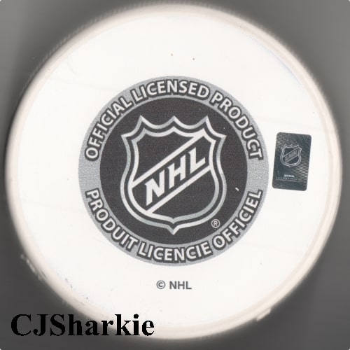 2023 NHL Draft Puck back view