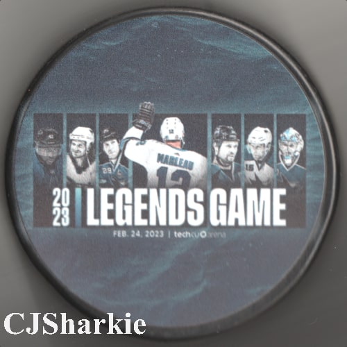 A Legend's Game Puck