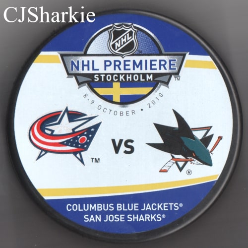 2010 NHL Premiere vs Columbus Blue Jackets Puck